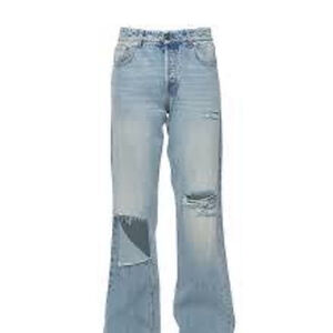 Women's SER.O.YA Light Blue Distressed Boyfriend Jeans Size 32